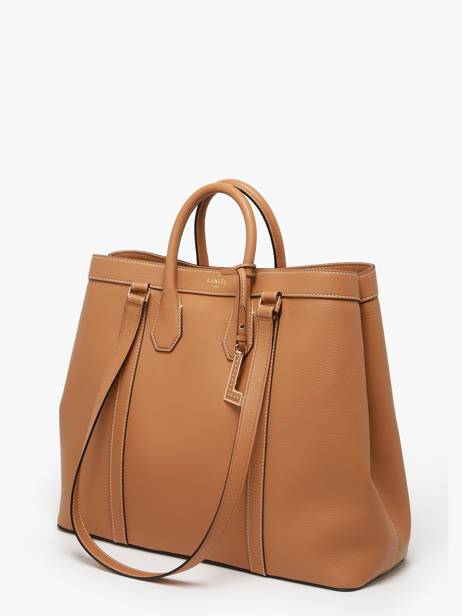Handtas Belleville Leder Lancel Bruin belleville A13738 ander zicht 3