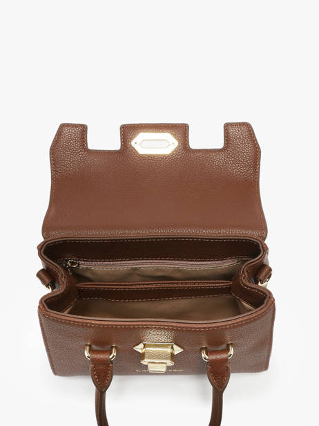 Cross Body Tas Milano Cosmos Leder Lancaster Bruin milano cosmos 79 ander zicht 3