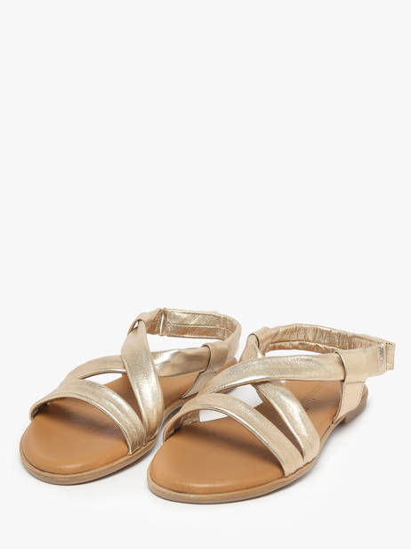 Sandalen Uit Leder Tamaris Goud accessoires 44 ander zicht 1