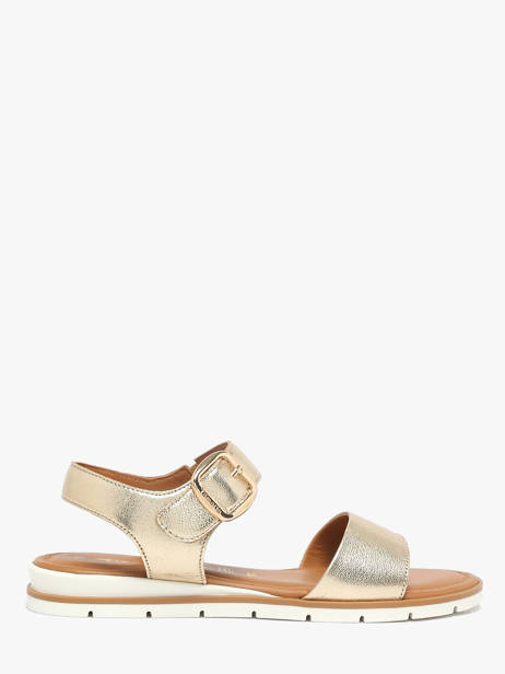 Sandalen Uit Leder Tamaris Goud accessoires 44