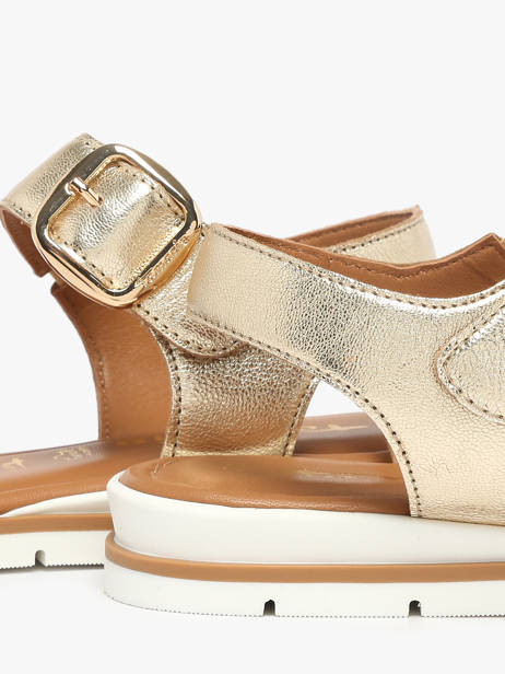 Sandalen Uit Leder Tamaris Goud accessoires 44 ander zicht 2