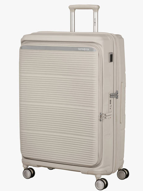Uitbreidbare Harde Reiskoffer Paralux Hs Samsonite Beige paralux hs 156526 ander zicht 1