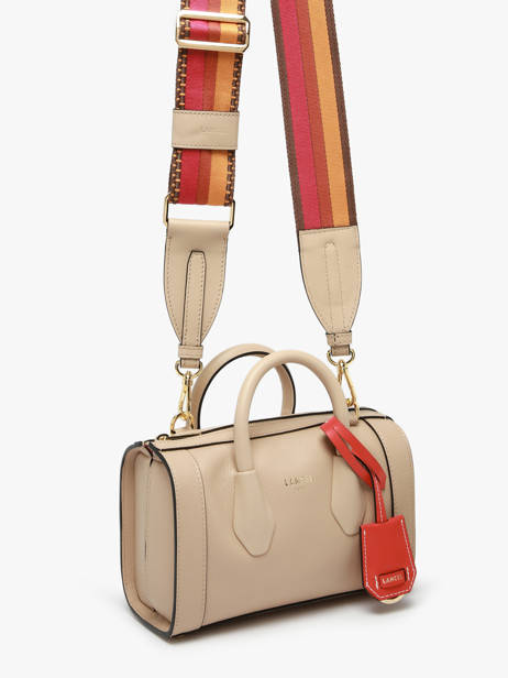 Mini Bowlingtas Bcbg Leder Lancel Beige bcbg A13689 ander zicht 2