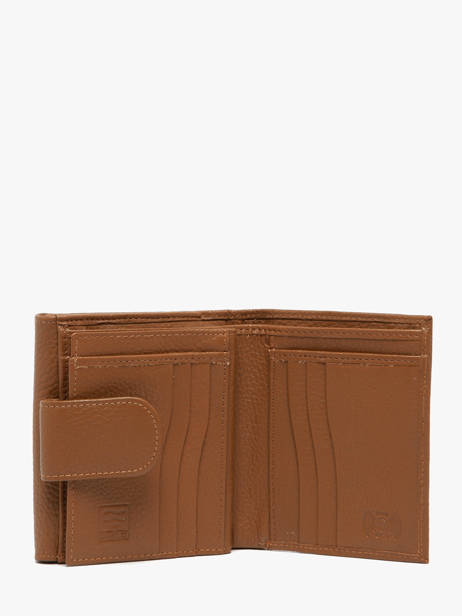 Portemonnee Caviar Leder Crinkles Bruin caviar 14068 ander zicht 2