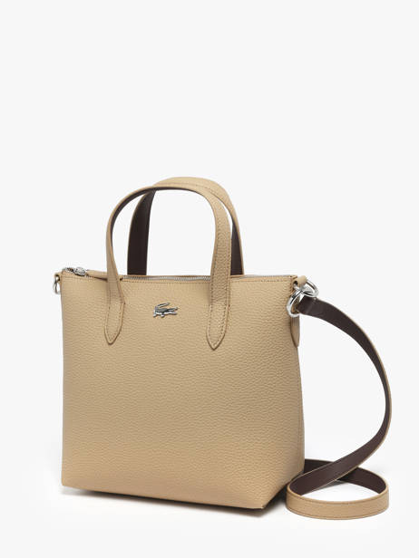 Handtas Anna Lacoste Beige anna NF5126AA ander zicht 2