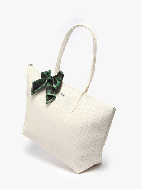 Schoudertas L.12.12 Concept Seasonal Lacoste Wit l.12.12 concept seasonal NF5133SJ ander zicht 1