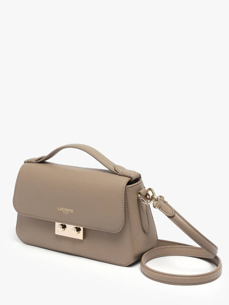 Cross Body Tas Champs Elysee Leder Lacoste Beige champs elysee NF5099PH ander zicht 1
