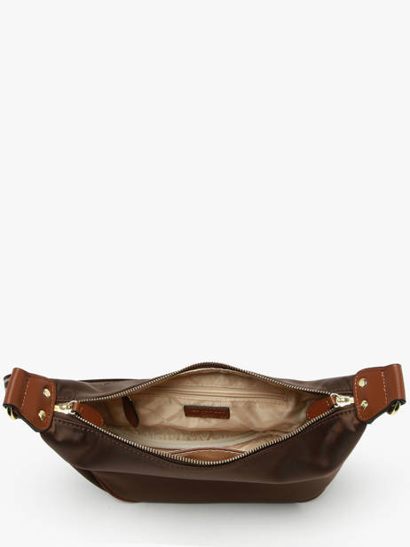 Cross Body Tas Jamie Nylon Ted lapidus Bruin jamie DU43503 ander zicht 3