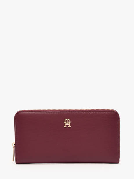 Portefeuille Tommy hilfiger Rood th icon AW17744
