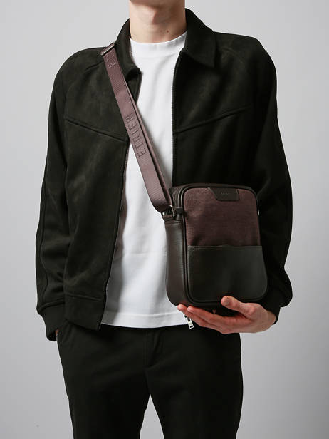 Cross Body Tas Light Etrier Bruin light ELIS729M ander zicht 1