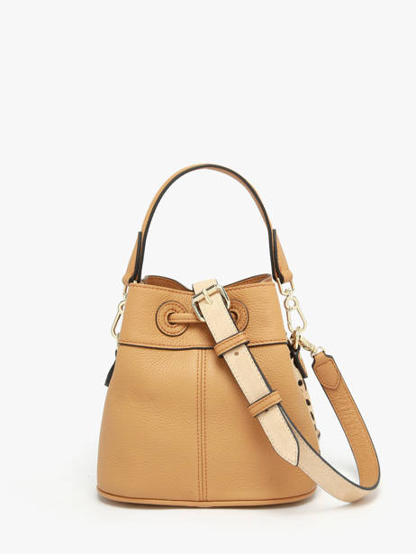 Cross Body Tas Capucine Xs Luipaard Leder Paul marius Beige leopard CAPUXLEO ander zicht 4