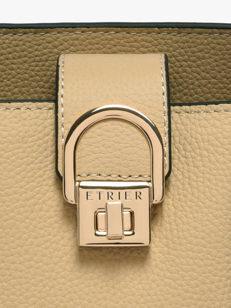 Handtas M Equestre Leder Etrier Beige equestre EEQT142M ander zicht 5