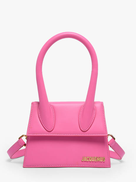 Preloved Chiquito Moyen Cross Body Tas Leder Jacquemus Roze second life 1560114