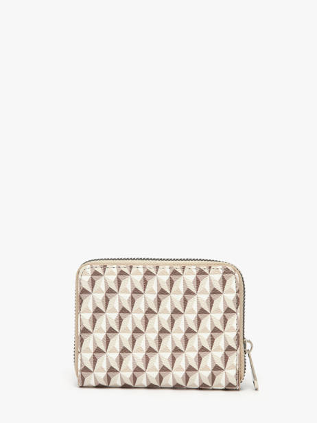 Portemonnee Miniprix Beige wt sigle 5009 ander zicht 2