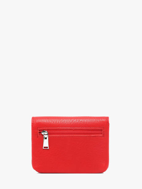 Portemonnee Leder Arthur & aston Rood ange 992 ander zicht 2