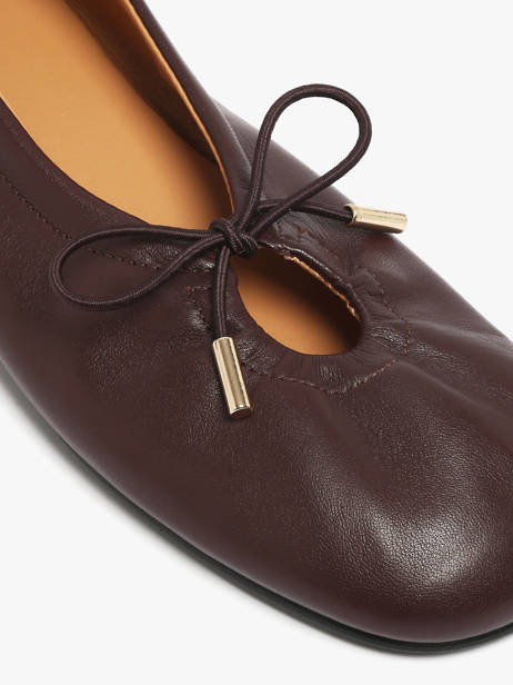Ballerinas Uit Leder Alohas Bruin women 10030302 ander zicht 2