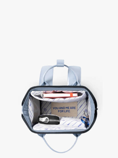 Rugzak Adventurer Gerecycleerd Polyester Cabaia Blauw adventurer XS ander zicht 4