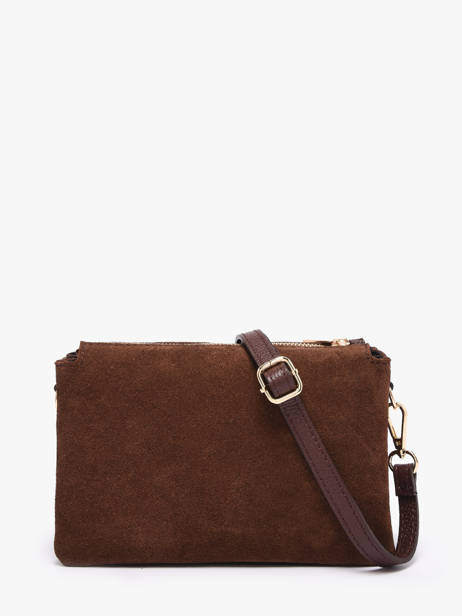 Cross Body Tas Velvet Caviar Leder Milano Bruin velvet caviar VC24117 ander zicht 4