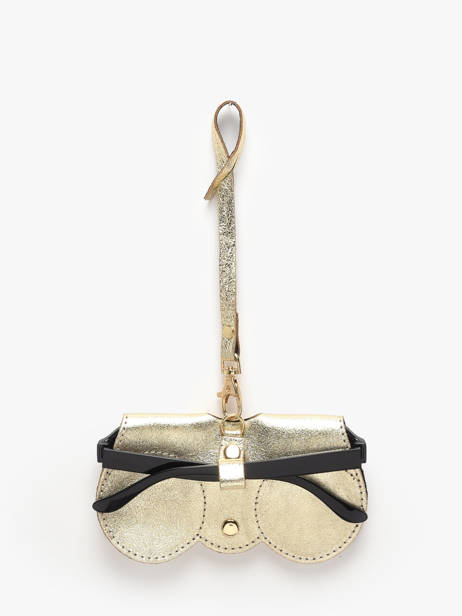 Brilhouder Nine Leder Milano Zilver nine NI25069 ander zicht 1