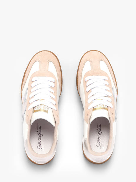 Sneakers Emily Uit Leder Semerdjian Wit women EMILY312 ander zicht 3