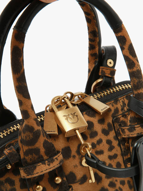 Cross Body Tas Love Bag Soft Pinko Bruin love bag soft 5333A32A ander zicht 3