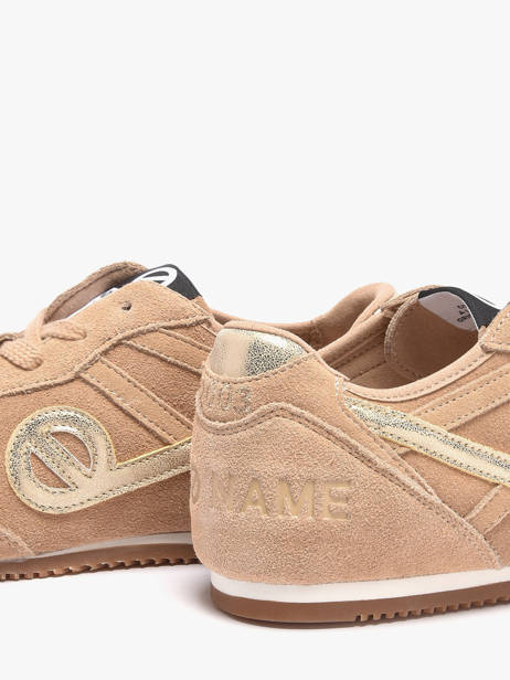 Sneakers Uit Leder No name Beige women EREZ04BA ander zicht 2