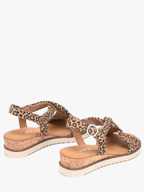 Sandalen Uit Leder Gabor Bruin women 90 ander zicht 2