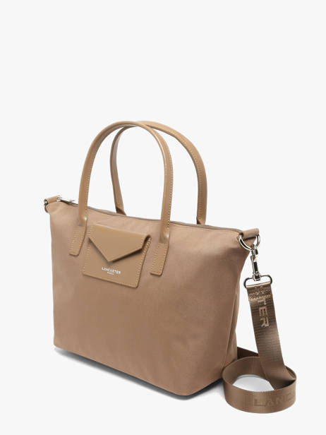 Handtas Smart Kba Nylon Lancaster Bruin smart kba 36 ander zicht 2