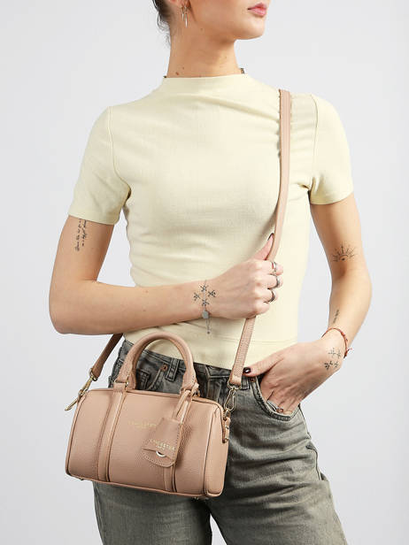 Cross Body Tas Milano Ana Leder Lancaster Beige milano ana 101 ander zicht 1