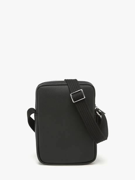 Cross Body Tas Lacoste Zwart men's classic NH4422HC ander zicht 4