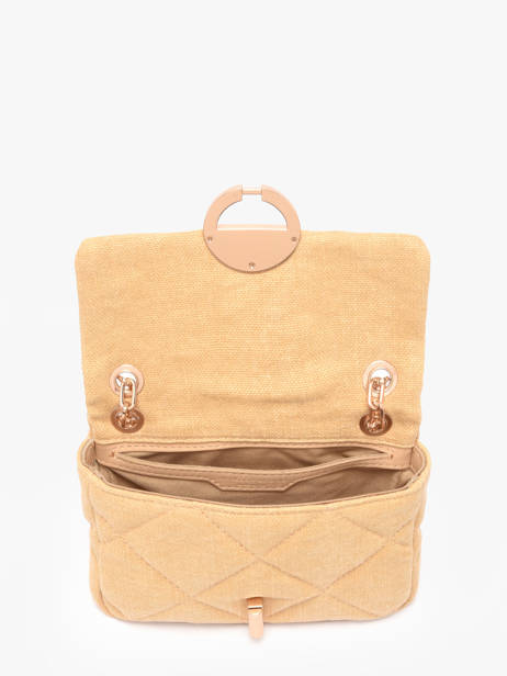 Cross Body Tas Moon Linnen Vanessa bruno Geel moon 70V40326 ander zicht 3