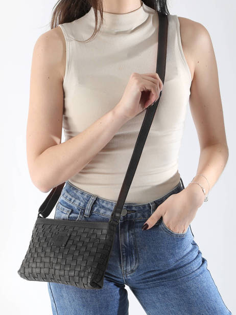 Cross Body Tas Heritage Leder Biba Zwart heritage KA9 ander zicht 1
