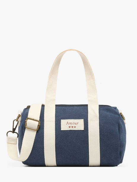 Cross Body Tas Amour Toile Katoen Miniprix Blauw amour toile 8084
