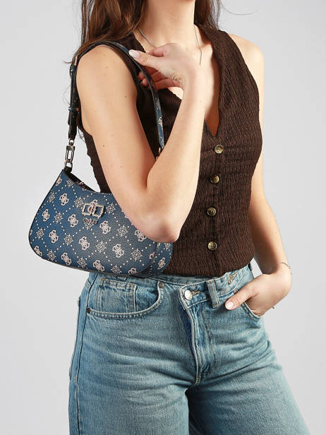 Schoudertas Emelie Logo Guess Blauw emelie logo GP992818 ander zicht 1