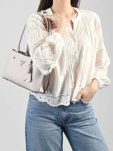 Schoudertas Meridian Polyurethaan Guess Wit meridian BG697409 ander zicht 1