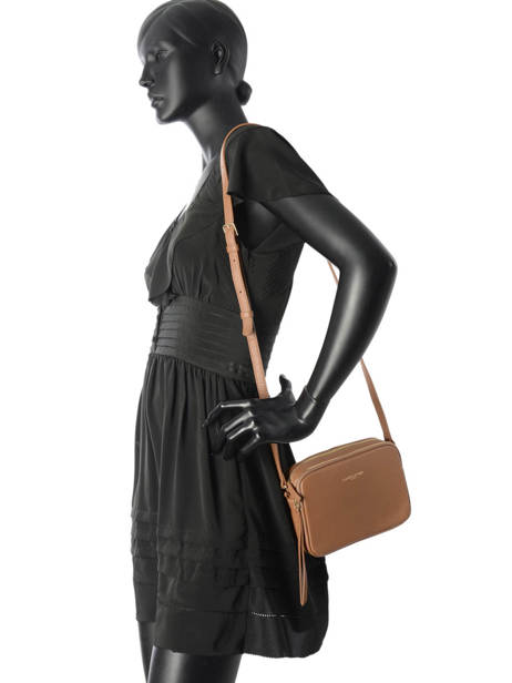 Cross Body Tas Dune Leder Lancaster Bruin dune 529-20 ander zicht 2