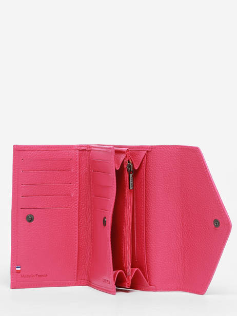 Portefeuille Madras Leder Etrier Roze madras EMAD469 ander zicht 1