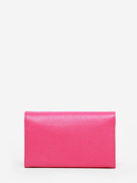 Portefeuille Madras Leder Etrier Roze madras EMAD469 ander zicht 2